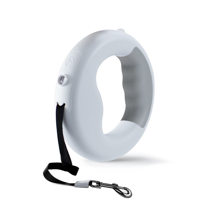 New LED Light Dog Rope Pet Automatic Retractable Leash Ring Luminous Dog Walking Rope Pet Supplies - Paw Luxe