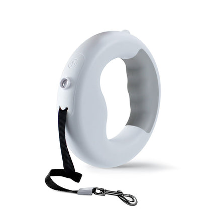 New LED Light Dog Rope Pet Automatic Retractable Leash Ring Luminous Dog Walking Rope Pet Supplies - Paw Luxe