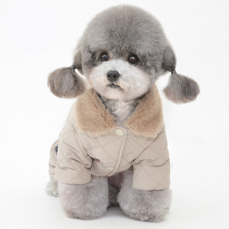 Winter Cotton Padded Dog Coat - Paw Luxe