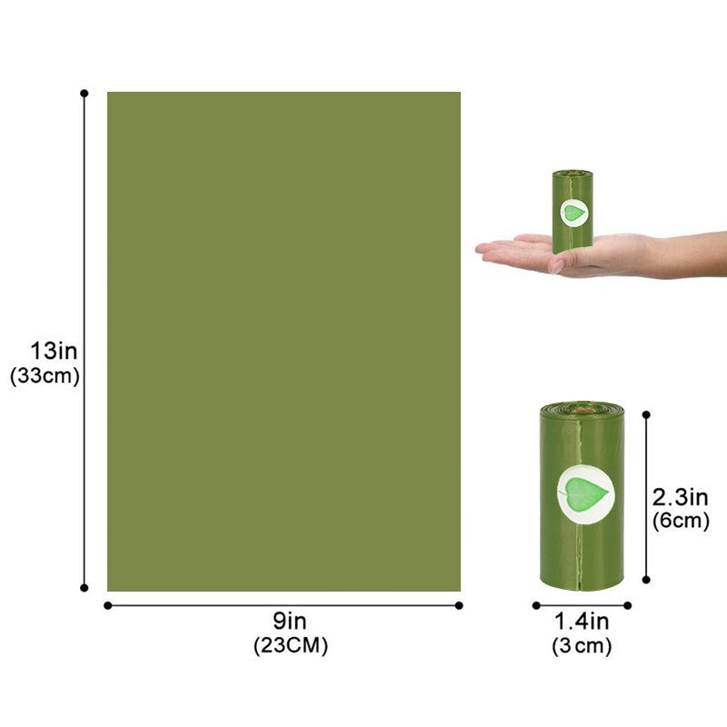 Biodegradable Dog Poop Bags — Single Roll - Paw Luxe