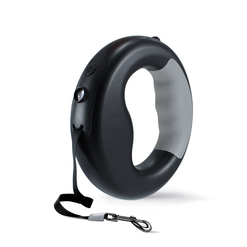 New LED Light Dog Rope Pet Automatic Retractable Leash Ring Luminous Dog Walking Rope Pet Supplies - Paw Luxe