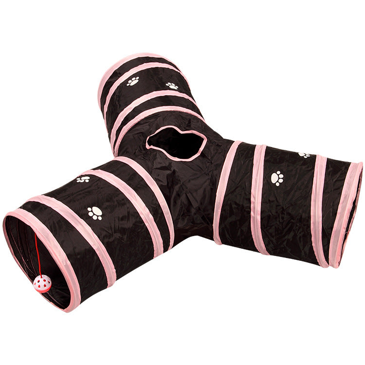 Rainbow Interactive Cat Tunnel Toy - Paw Luxe