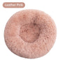Long Plush Round Pet Bed & Mat - Paw Luxe