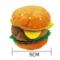 Squeaky Plush Food Pet Toy — Burger, Pizza & More - Paw Luxe
