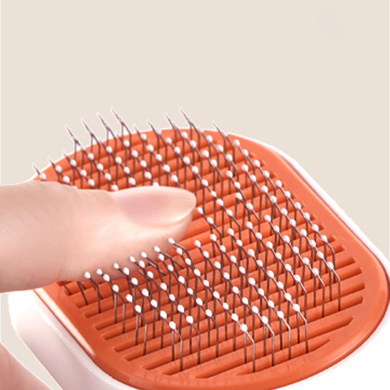 Self-Cleaning Pet Hair Removal Comb & Grooming Brush - Paw Luxe