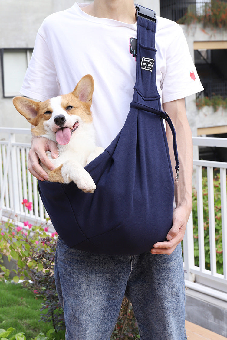 New Folding Dog Backpack Breathable Pet Bag Pet Bag Messenger Bag - Paw Luxe