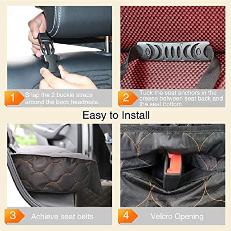 New Pet Car Seat Cushion Pet Supplies Rear Seat Cushion Car Dog Pad Thickened Breathable - Paw Luxe