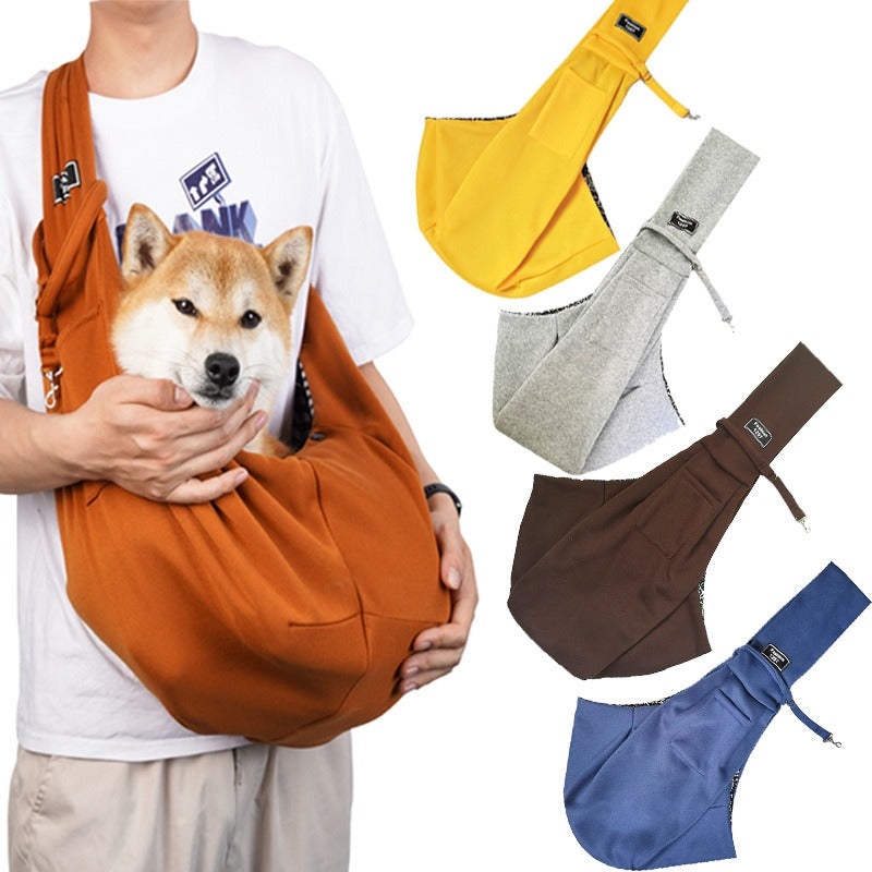 Large Capacity Breathable Foldable Pet Crossbody Bag - Paw Luxe