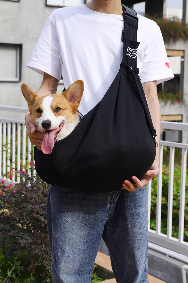 New Folding Dog Backpack Breathable Pet Bag Pet Bag Messenger Bag - Paw Luxe