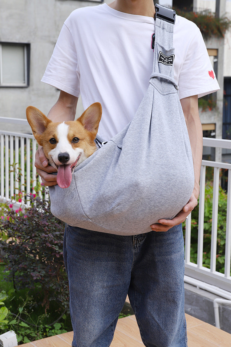 New Folding Dog Backpack Breathable Pet Bag Pet Bag Messenger Bag - Paw Luxe