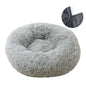Washable Round Velvet Pet Bed — Removable Cover, Sizes up to 100 cm - Paw Luxe