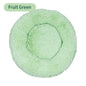 Long Plush Round Pet Bed & Mat - Paw Luxe