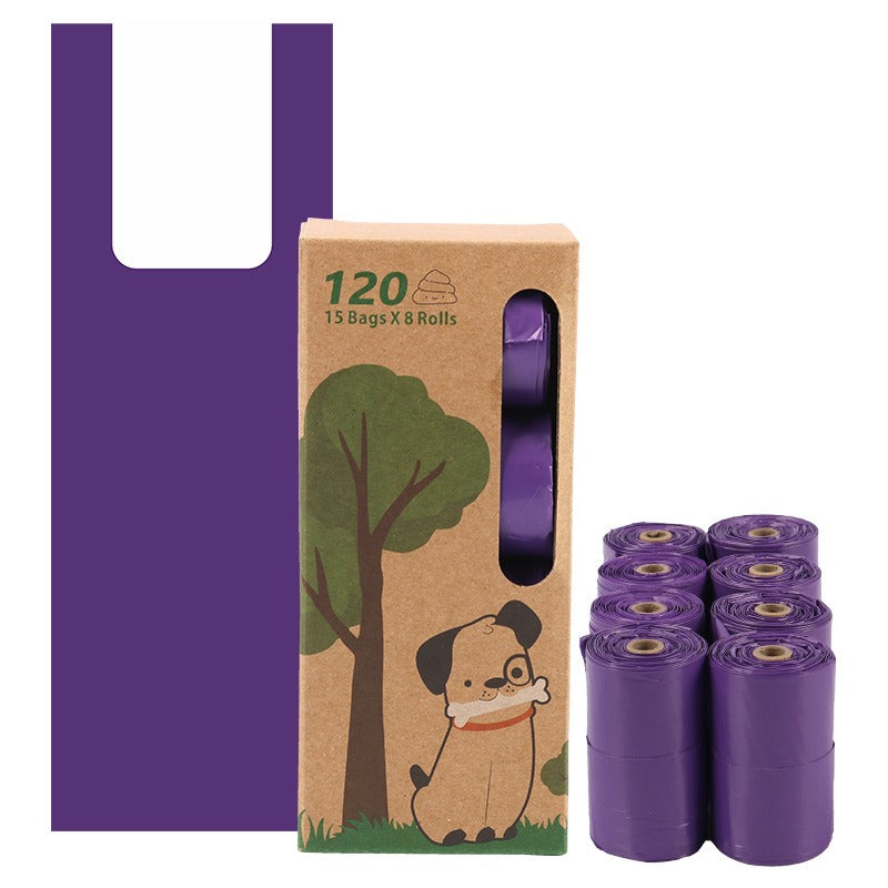 Biodegradable Purple Pet Vest Poop Bags - Paw Luxe