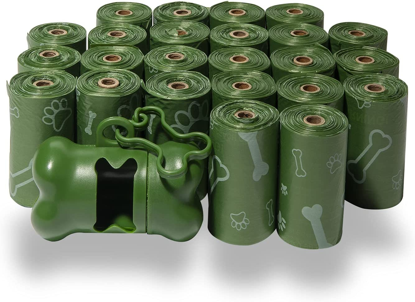 Ultra-Durable Dog Poop Bags (360-Count) – Leak-Proof & Tear-Resistant Waste Bags for Outdoor Walks, Travel & Puppy Cleanup – Easy-Use Rolls in Stylish Turquoise