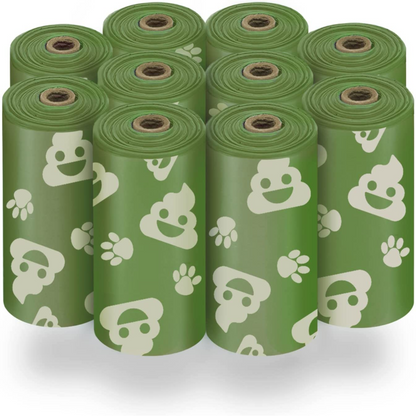 Ultra-Durable Dog Poop Bags (360-Count) – Leak-Proof & Tear-Resistant Waste Bags for Outdoor Walks, Travel & Puppy Cleanup – Easy-Use Rolls in Stylish Turquoise